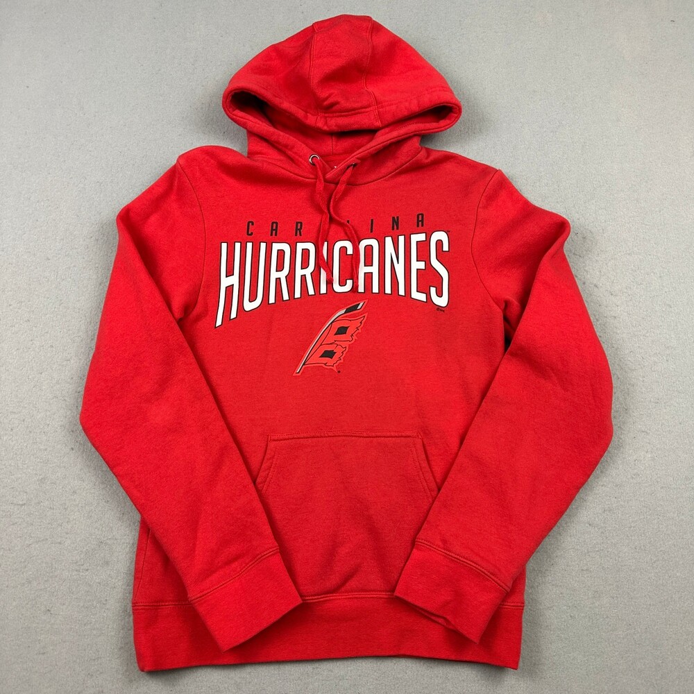 Carolina Hurricanes Hoodie Men Small Red Fanatics Hockey Sweatshirt Pullover S